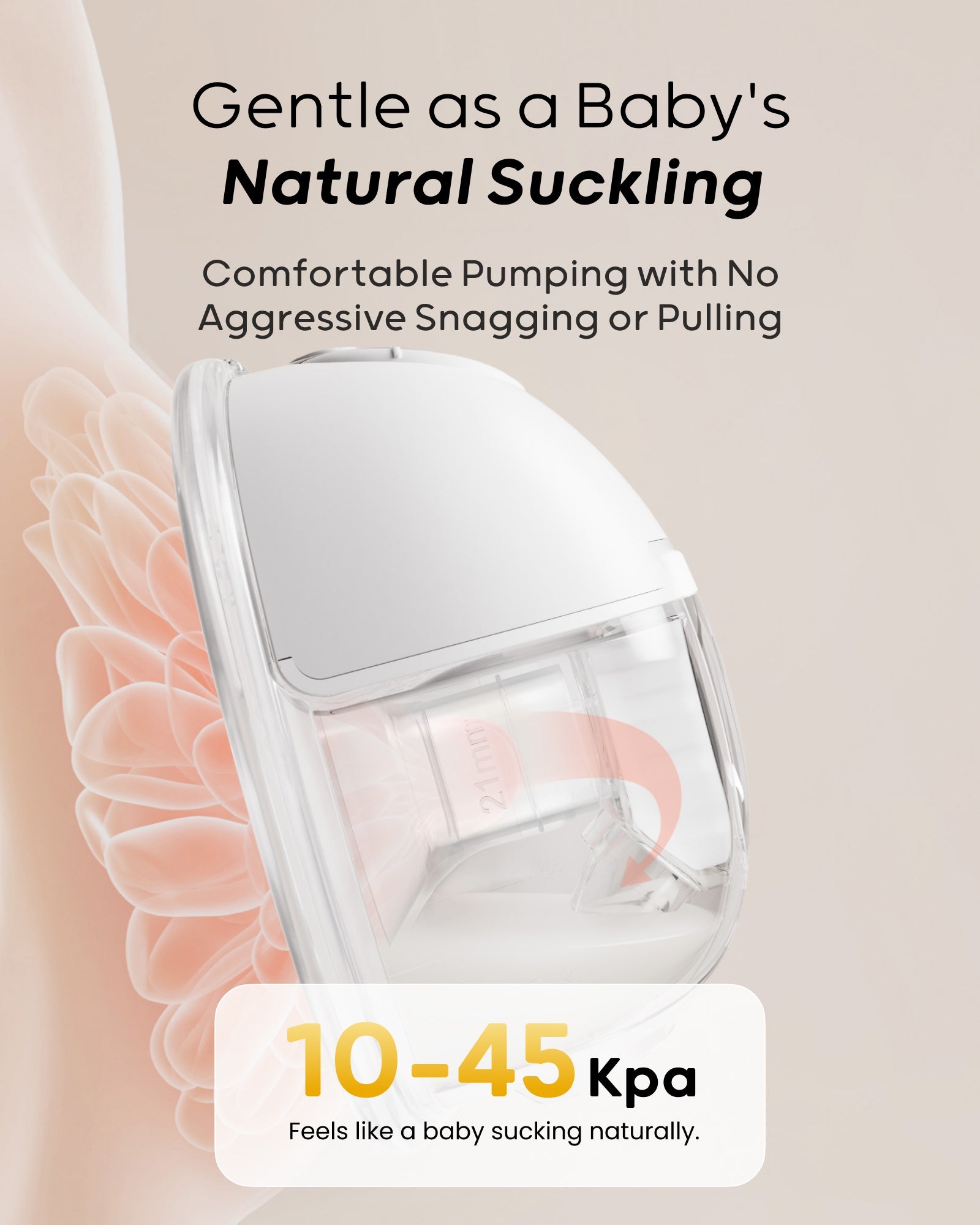 Nuliie S32 Hands Free Breast Pump, Wearable Lightweight Silicon, Purple