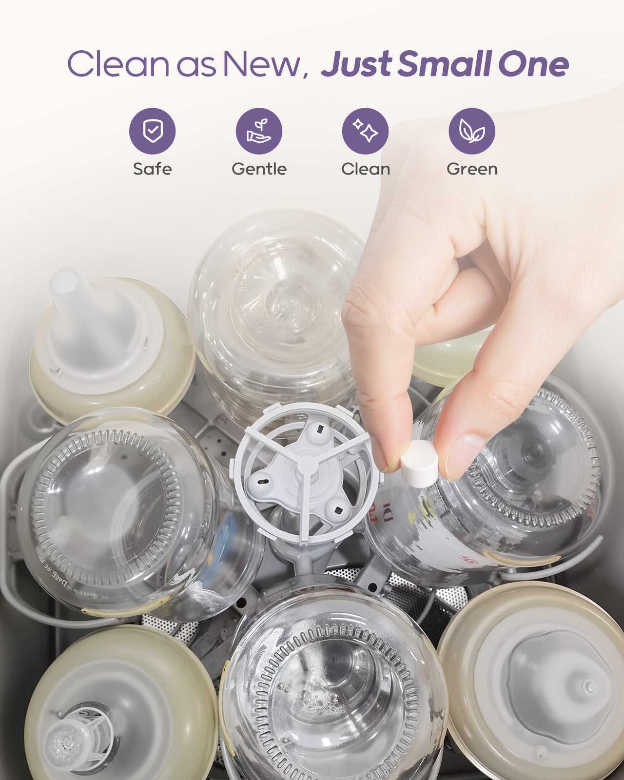 Nuliie Detergent Tablets for All Baby Bottle Washers