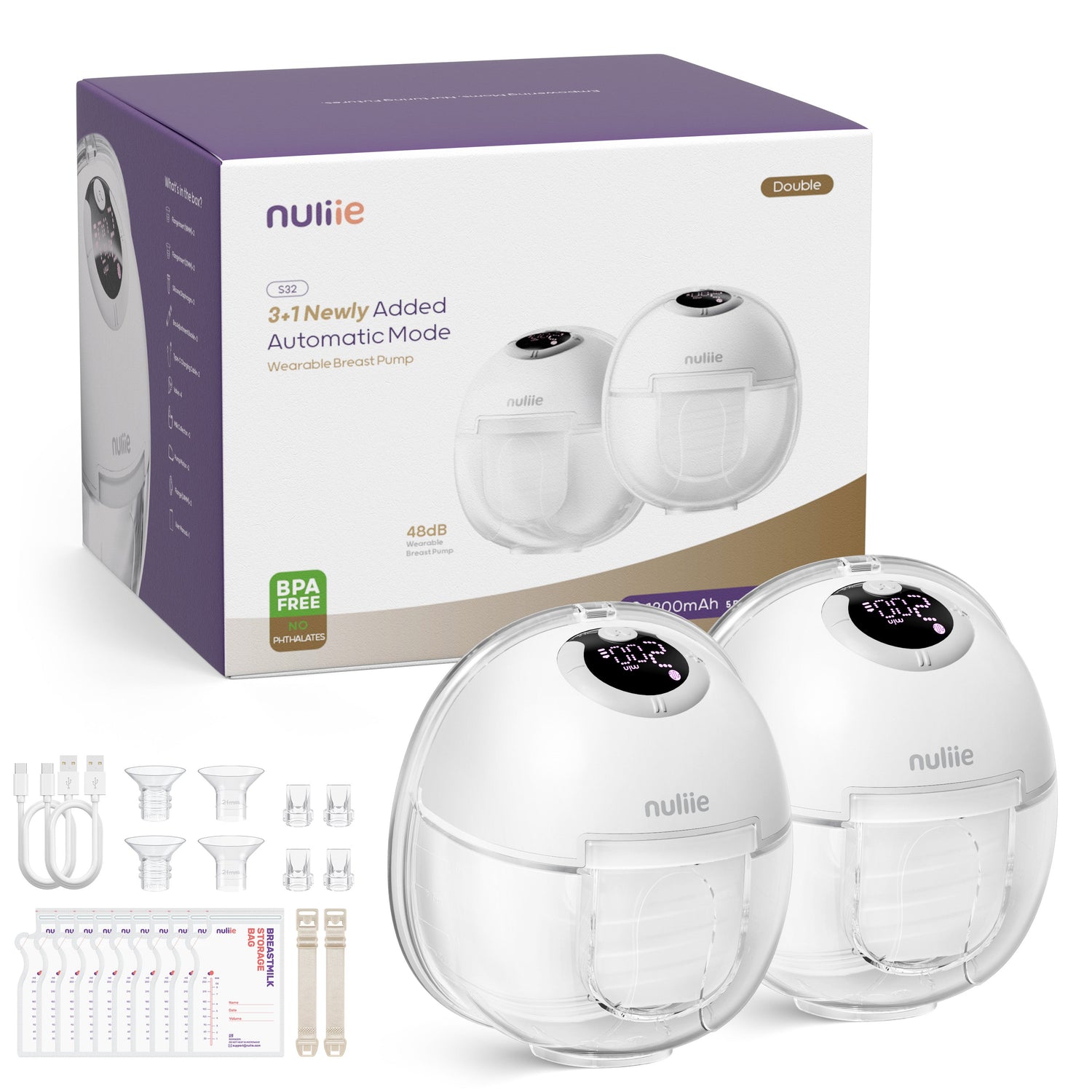 Nuliie S32 Hands-Free Breast Pump User Manual