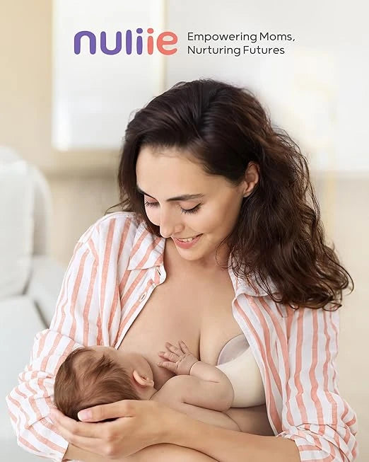 Nuliie 2 PCS Silicone Breast Milk Collectors for Breastfeeding Leak-Proof