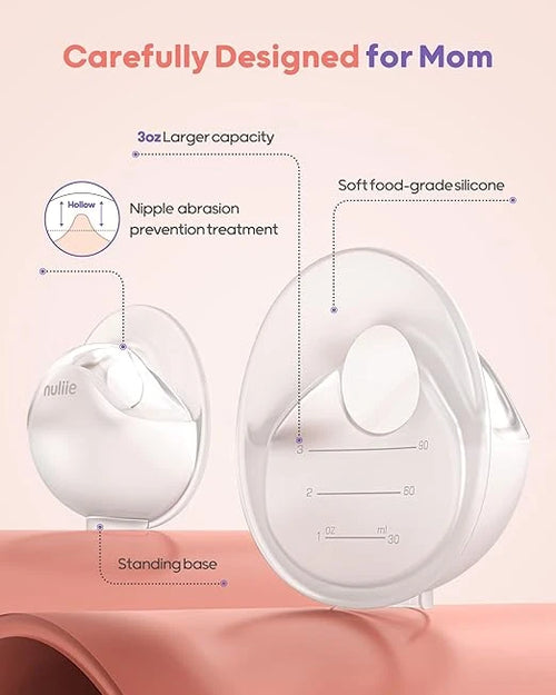 Nuliie2PCSSiliconeBreastMilkCollectorsfo