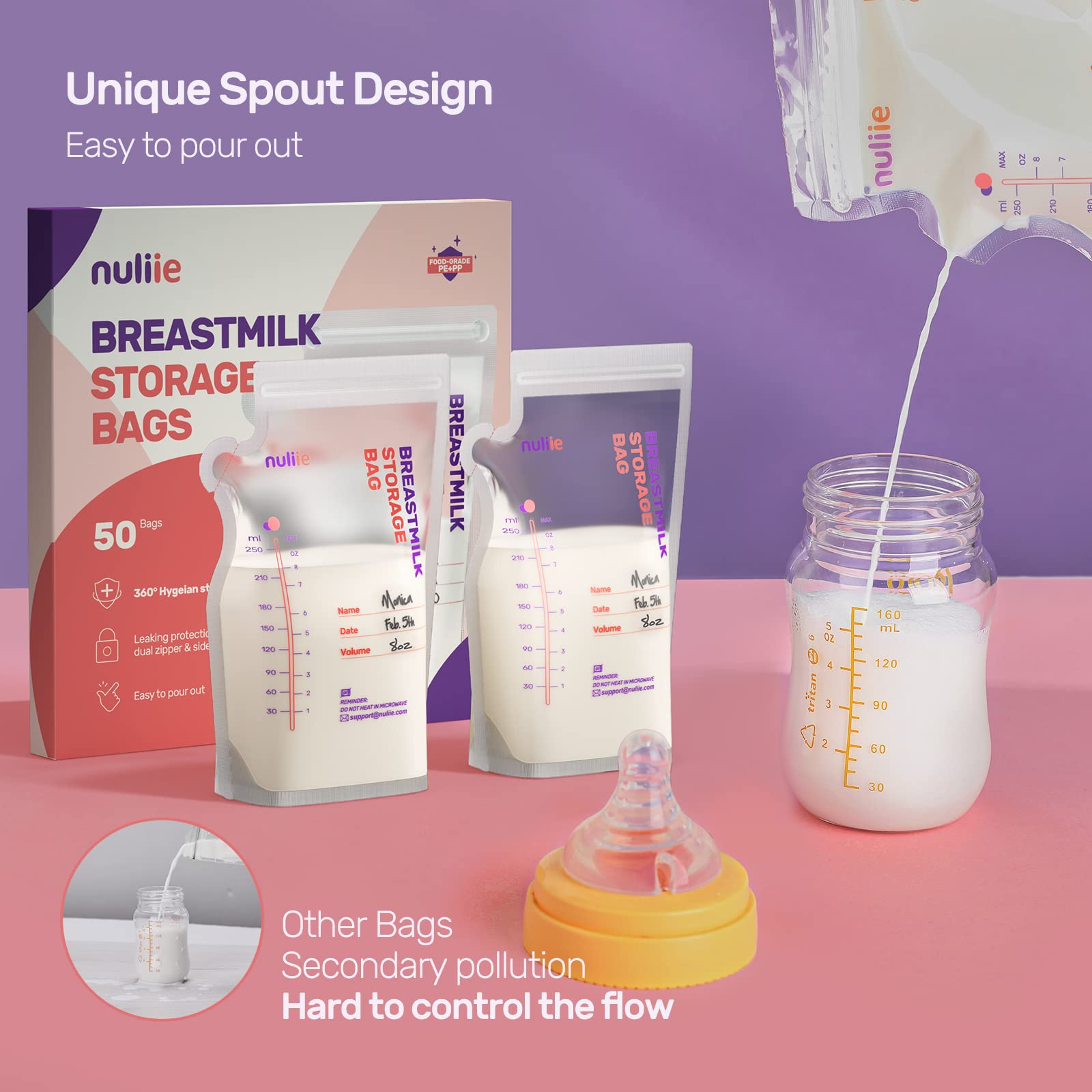 Nuliie Breastmilk Storage Bags