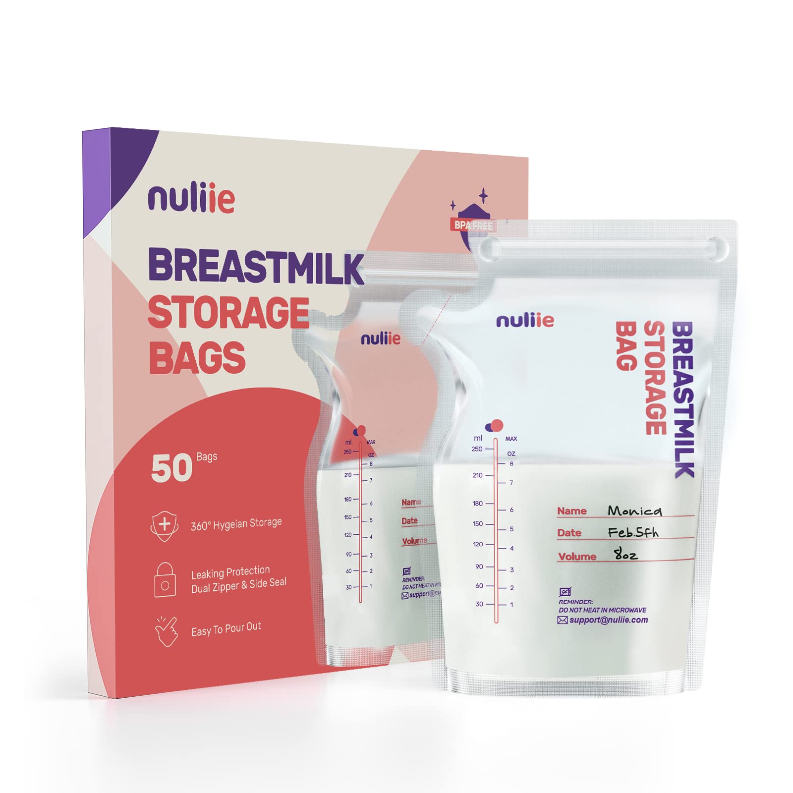 Nuliie Breastmilk Storage Bags